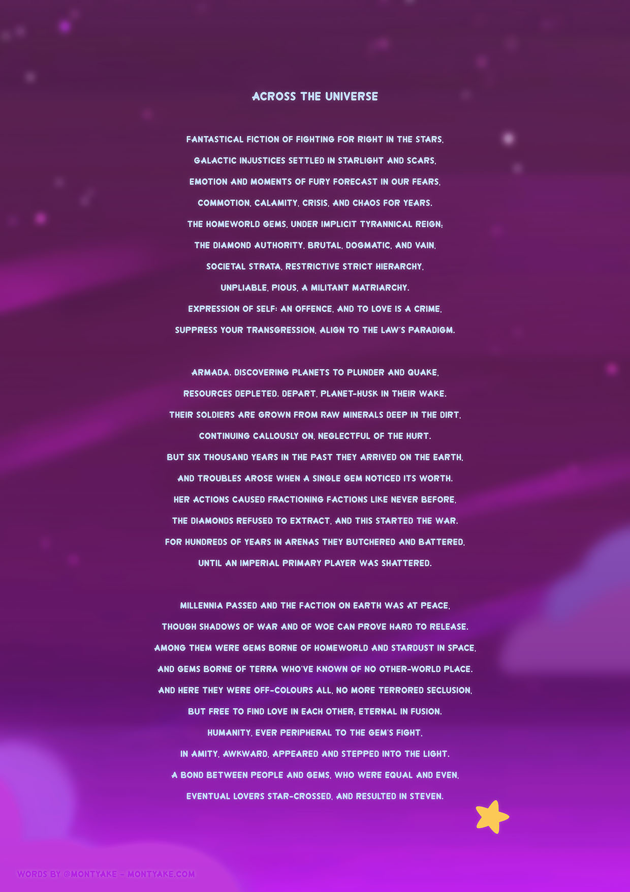 Steven Universe Poem